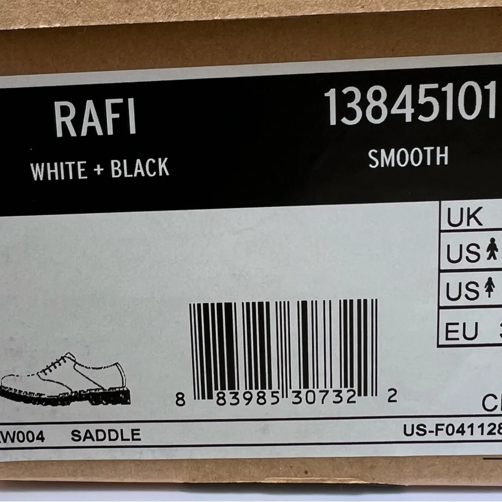 Dr. Martens Two-Tone Black and White Oxfords - Picture 3 of 5